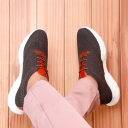 HERE&NOW Men Mesh Running Non-Marking Shoes image 5