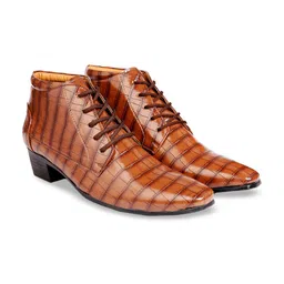 Bxxy Men Textured Mid Top Formal Derbys-picture-58