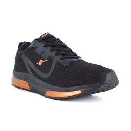 Sparx Men Black Mesh Running Non-Marking Shoes-3