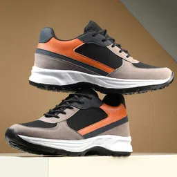The Roadster Lifestyle Co. Men Black Colourblocked Lace-Up Running Sports Shoes-picture-10