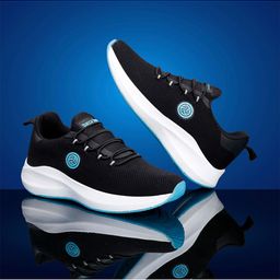 bacca bucci Women Black Mesh Running Non-Marking Shoes-picture-27