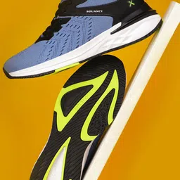 HRX by Hrithik Roshan Men Teal Blue & Black Cushioning PSI Mesh Running Shoes-30