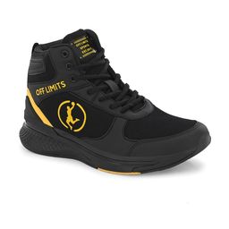 OFF LIMITS Men Mesh Mid Top Non-Marking Basketball Shoes-image-7