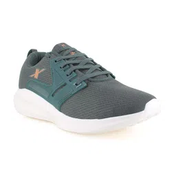 Sparx Men Green Mesh Running Non-Marking Sports Shoes-50