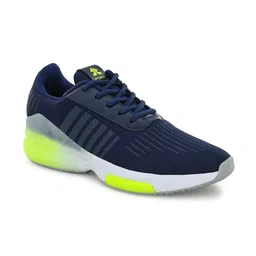 OFF LIMITS Men Navy Blue Mesh Running Non-Marking Shoes-image-46