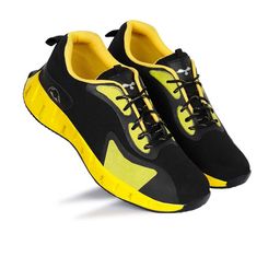 WIN9 Men Black Mesh Walking Non-Marking Shoes-10