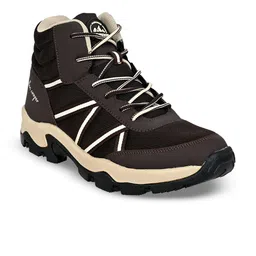Allen Cooper Men Mesh Trekking Non-Marking Memory Foam Lace-Up Shoes-picture-29
