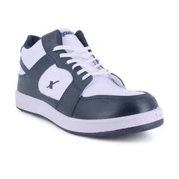 Sparx Men Navy Blue & White Colourblocked Sneakers-picture-11