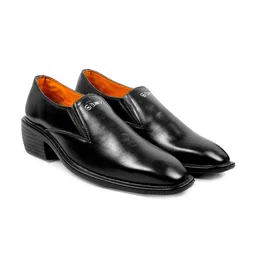 Bxxy Men Textured Height increasing Formal Slip-On Shoes-image-15