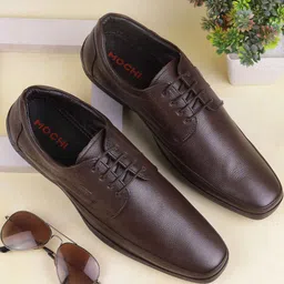 Mochi Men Leather Formal Derby Shoes-picture-13