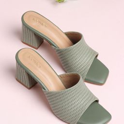 ICONICS Square Toe Block Heel-30