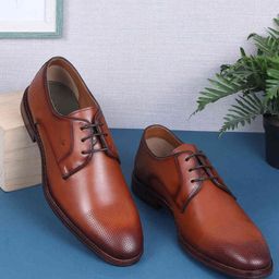 Metro Men Formal Leather Derby Shoes-picture-37