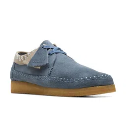 Clarks Men Weaver Suede Comfort Insole Sneakers-image-3