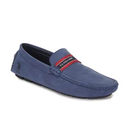u.s. polo assn. U S Polo Assn Men Blue PU Driving Shoes-picture-3