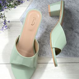 PANAHI Open Toe Block Heels-1