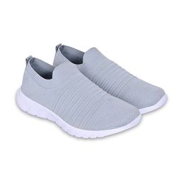 TPENT Men Grey Textile Running Shoes-picture-57