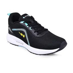 Campus Men Black Mesh Running Shoes-picture-10