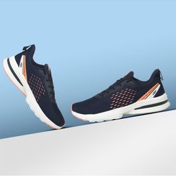 JQR Men AEROPLANE Navy Blue Mesh Running Shoes-picture-54