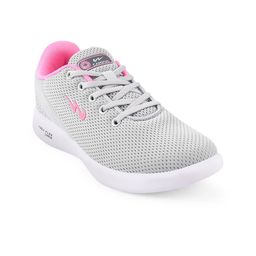 Campus Women Grey Mesh Running Shoes-image-7