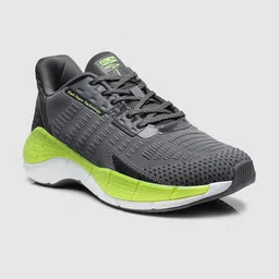 ASIAN Men Grey Mesh Running Non-Marking Shoes image 4