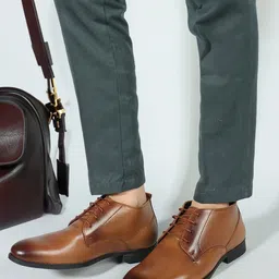 Carlton London Men Leather Formal Derbys-image-9