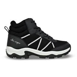 Allen Cooper Men Mesh Trekking High-Top Non-Marking Memory Foam Lace-Up Shoes image 3