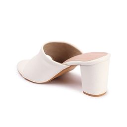 TRASE Open Toe Block Heeled Mules image 3