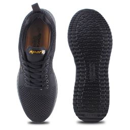 Sparx Men Black Mesh Running Non-Marking Shoes image 2