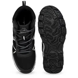 Allen Cooper Men Mesh Trekking High-Top Non-Marking Memory Foam Lace-Up Shoes image 4