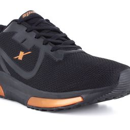 Sparx Men Black Mesh Running Non-Marking Shoes image 2