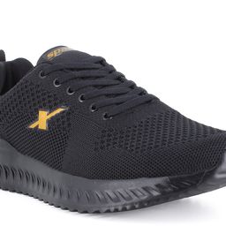 Sparx Men Black Mesh Running Non-Marking Shoes image 3