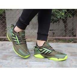 WIN9 Men Brown Mesh Walking Non-Marking Shoes image 4