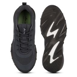 Allen Cooper Men Grey Mesh Running Non-Marking Shoes image 5