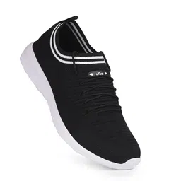 JQR Men MOJ-401 Black Mesh Running Non-Marking Shoes image 5