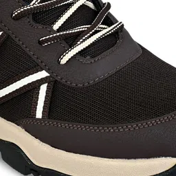 Allen Cooper Men Mesh Trekking Non-Marking Memory Foam Lace-Up Shoes image 2