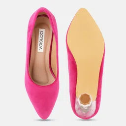 CORSICA Pointed Toe Party Block Pumps image 4