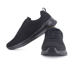 Sparx Men Black Mesh Running Non-Marking Shoes image 5