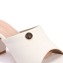 TRASE Open Toe Block Heeled Mules image 2