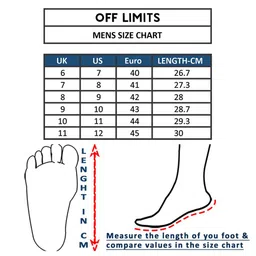 OFF LIMITS Men Navy Blue Mesh Running Non-Marking Shoes image 4