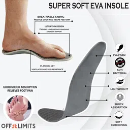 OFF LIMITS Men Memory Foam Walking Shoes image 2