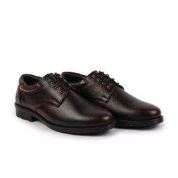 FAUSTO Men Genuine Leather Formal Lace Up Derbys-image-30