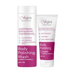 Vigini Combo Of  Body Whitening & Exfoliating Tan Removal Coffee Scrub Kit-55