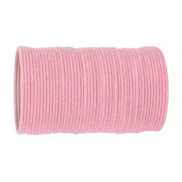 ZULKA Set of 48 Velvet Finish Metal Bangle-11