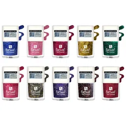 ForSure Set Of 10 High-Shine Long-Lasting Glitter Nail Polish - 5ml Each-58