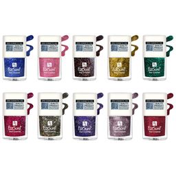 ForSure Set Of 10 High-Shine Long-Lasting Glitter Nail Polish - 5ml Each-18