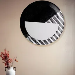 nestroots Black & White Ceramic Wall Decor Plate-image-98