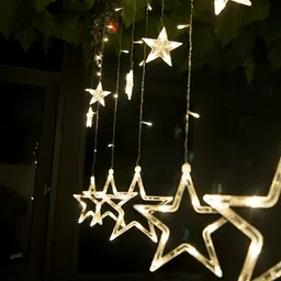 SPARK WORLD Star Shape String Lights-41