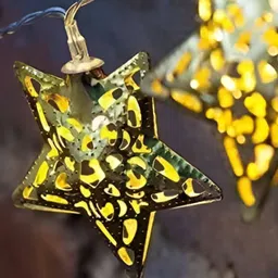 ENORMITY Yellow Star Shaped String Lights image 1