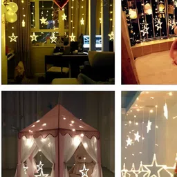 ENORMITY Yellow Star Shape String Lights-20