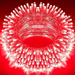 ENORMITY Red Rice Shape String Lights-3